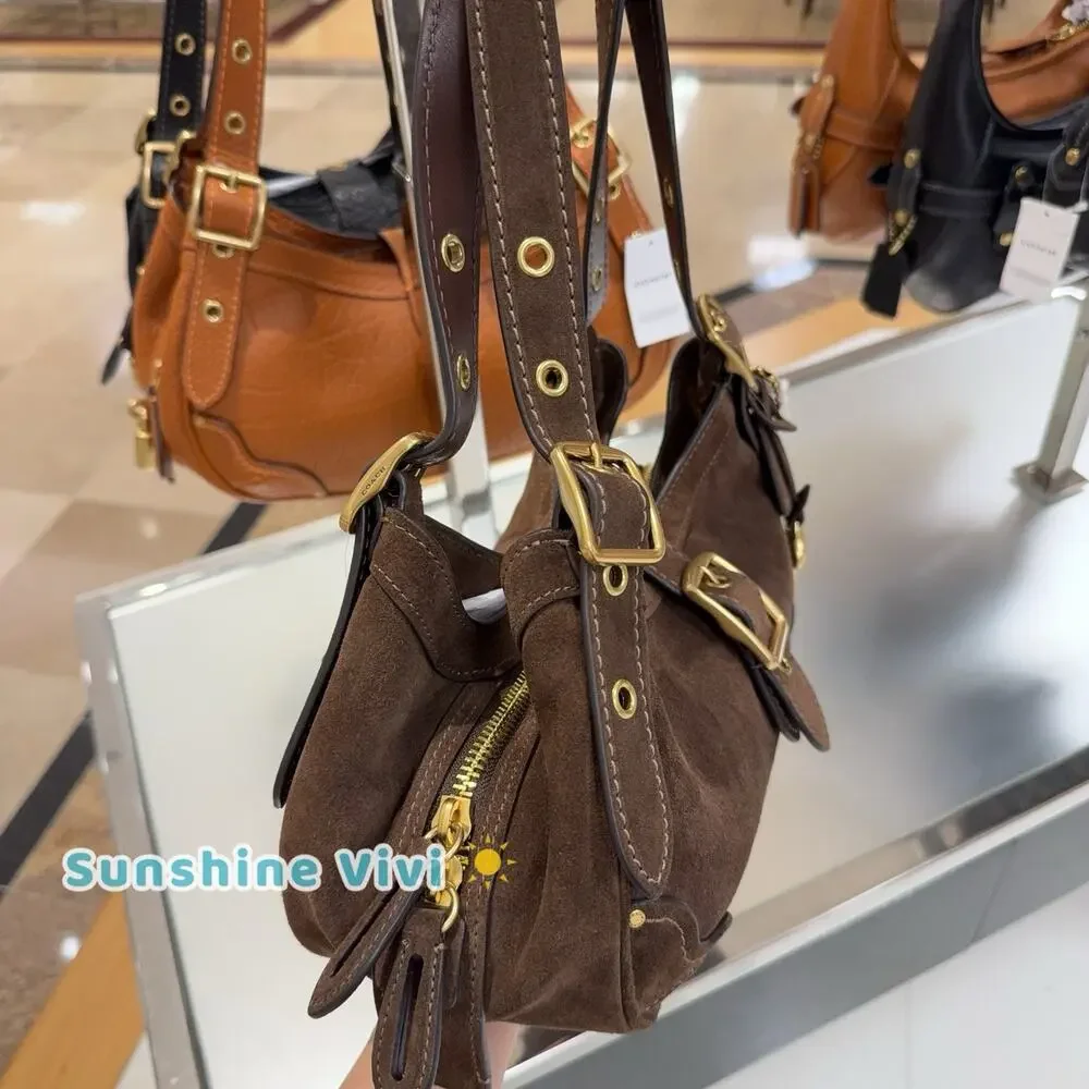 NWT COACH Drifter Shoulder Bag 31 Dark Chocolate CFM44 refined calf leather